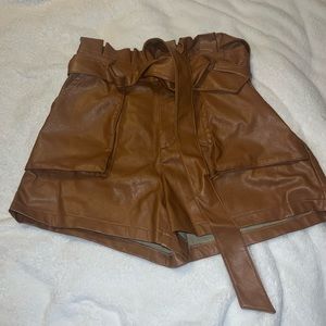 Leather Shorts